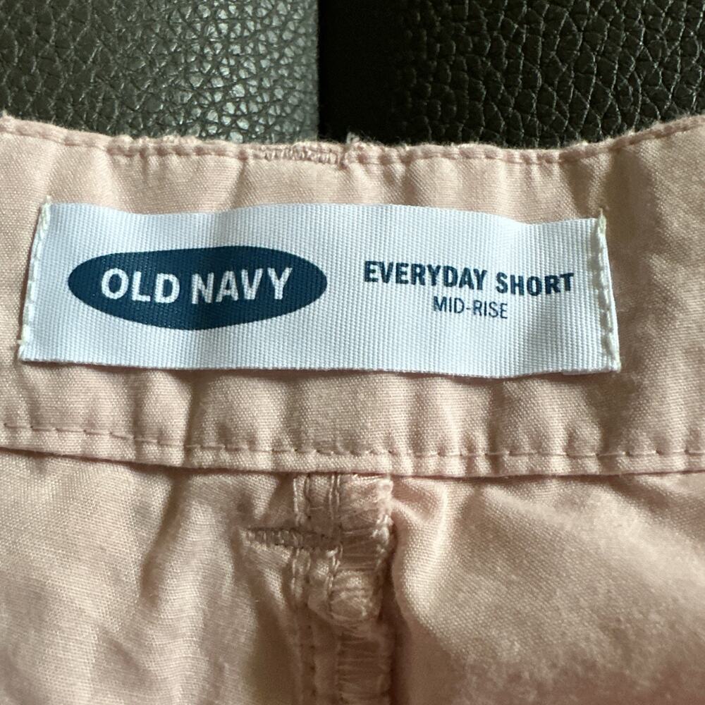 Old Navy Women’s Shorts Adult Size 12 Everyday Peach I-let 3.5" Inseam - Picture 6 of 7